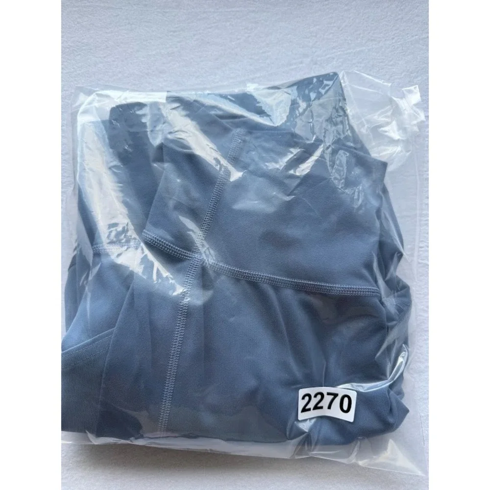 Adidas Climalite Leggings Women Large Blue Athletic High‎ Rise Stretch Training